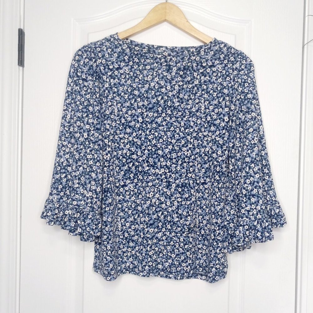 Michael Kors Women's Blue Blouse Size P/S
